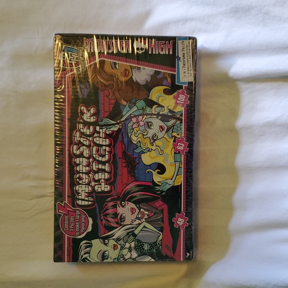 Monster High 3 In 1 Panorama Puzzle